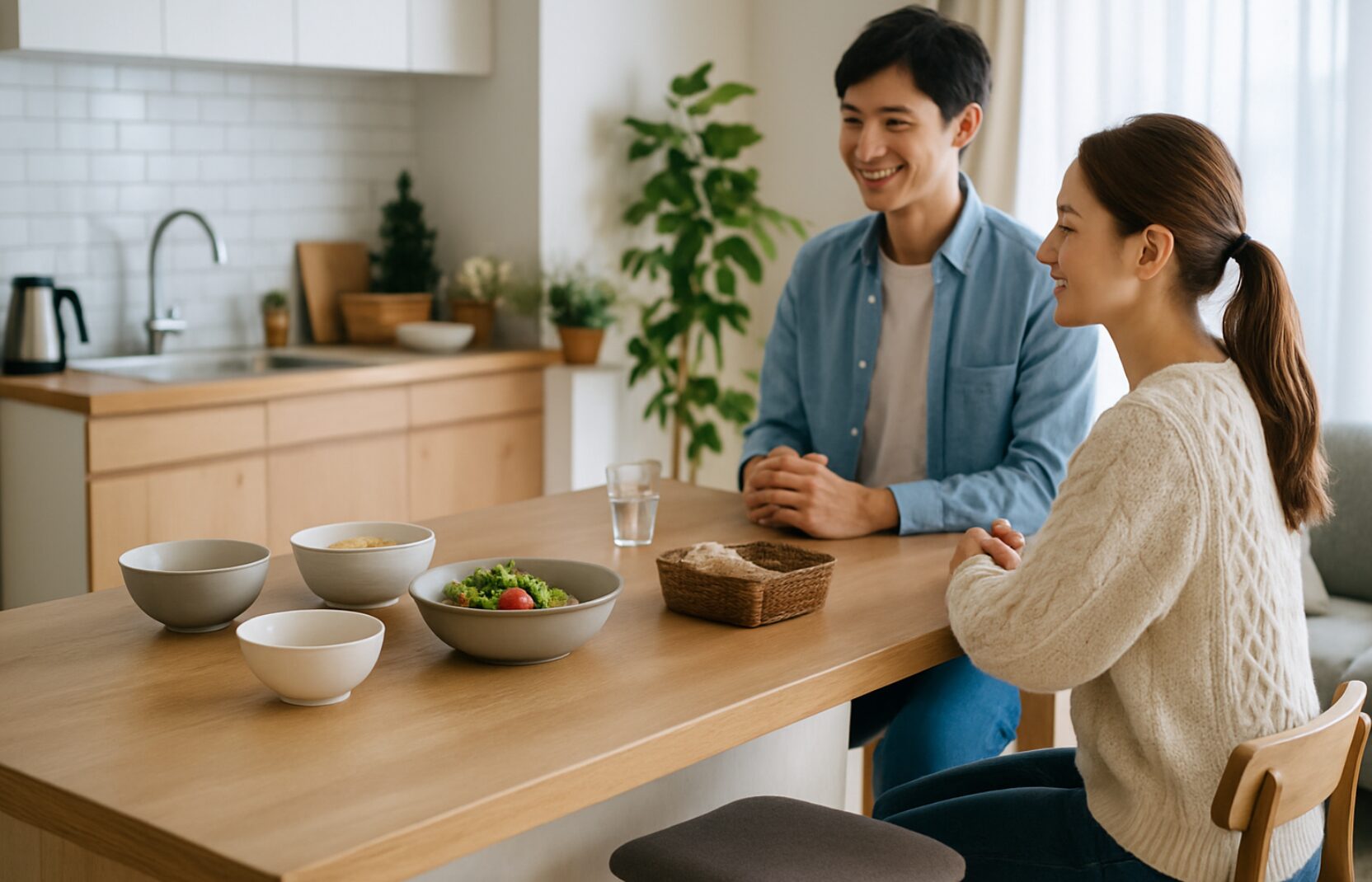 キッチンカウンターで食事するだけで、家族の会話が増えるワケ。