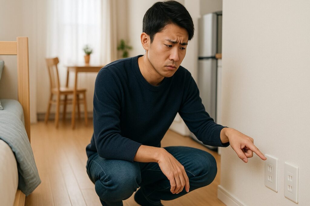 キッチンカウンターのコンセントが足りない！賃貸でも増設できる？コンセントが2個しかない。延長コードはどう使う？