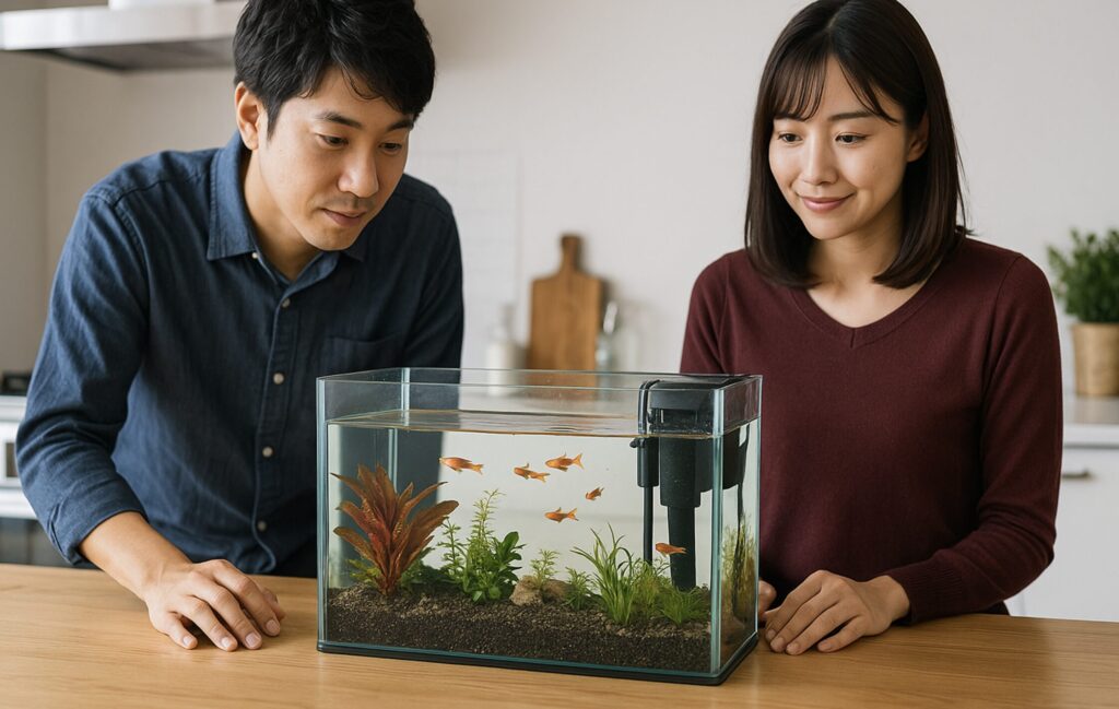 キッチンカウンターの耐荷重の調べ方。水槽を置く際のカウンター強度を確認