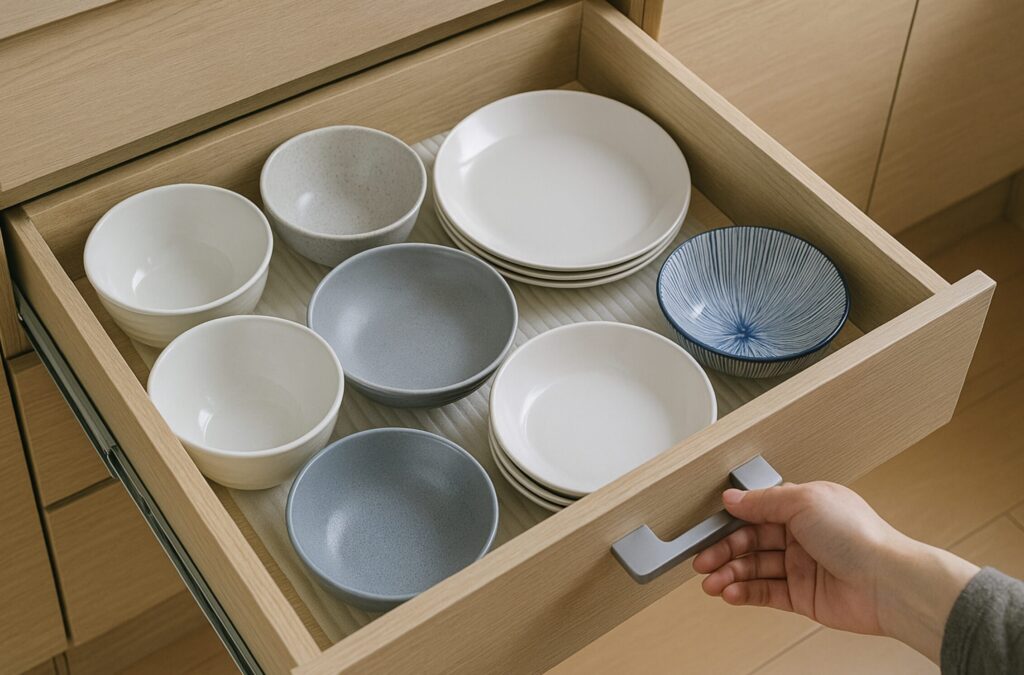 チェストを食器棚代わりに。食器を引き出しに収納する場合のデメリット