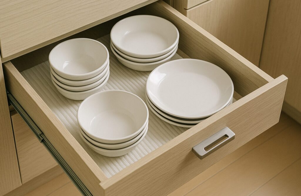 チェストを食器棚代わりに。見た目と使い勝手を両立するコツ