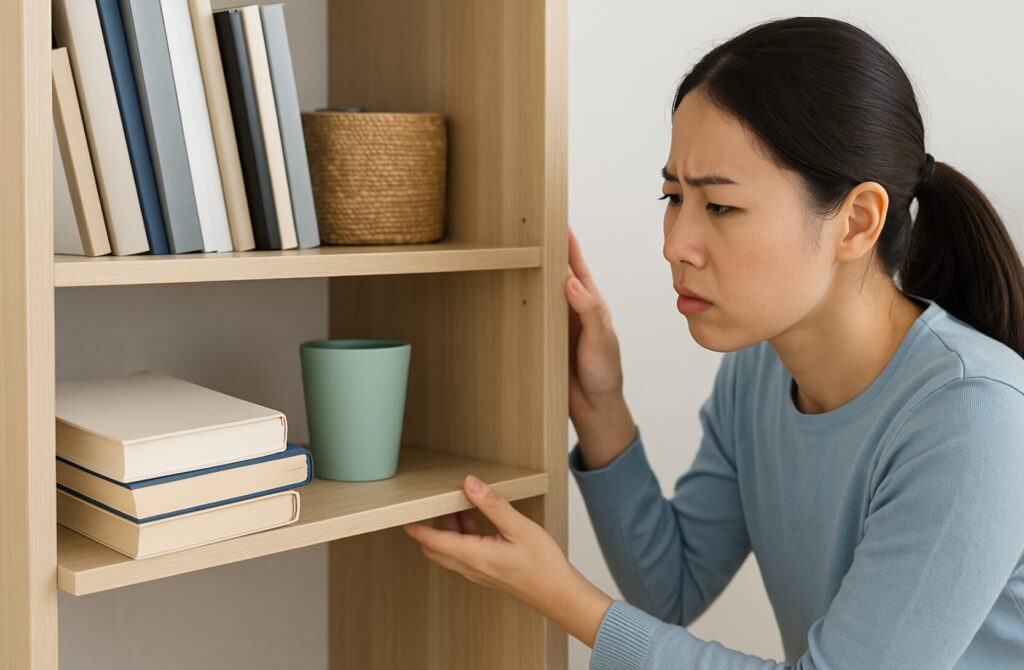 ニトリのカラーボックスは棚板が落ちる?可動棚が落ちる理由