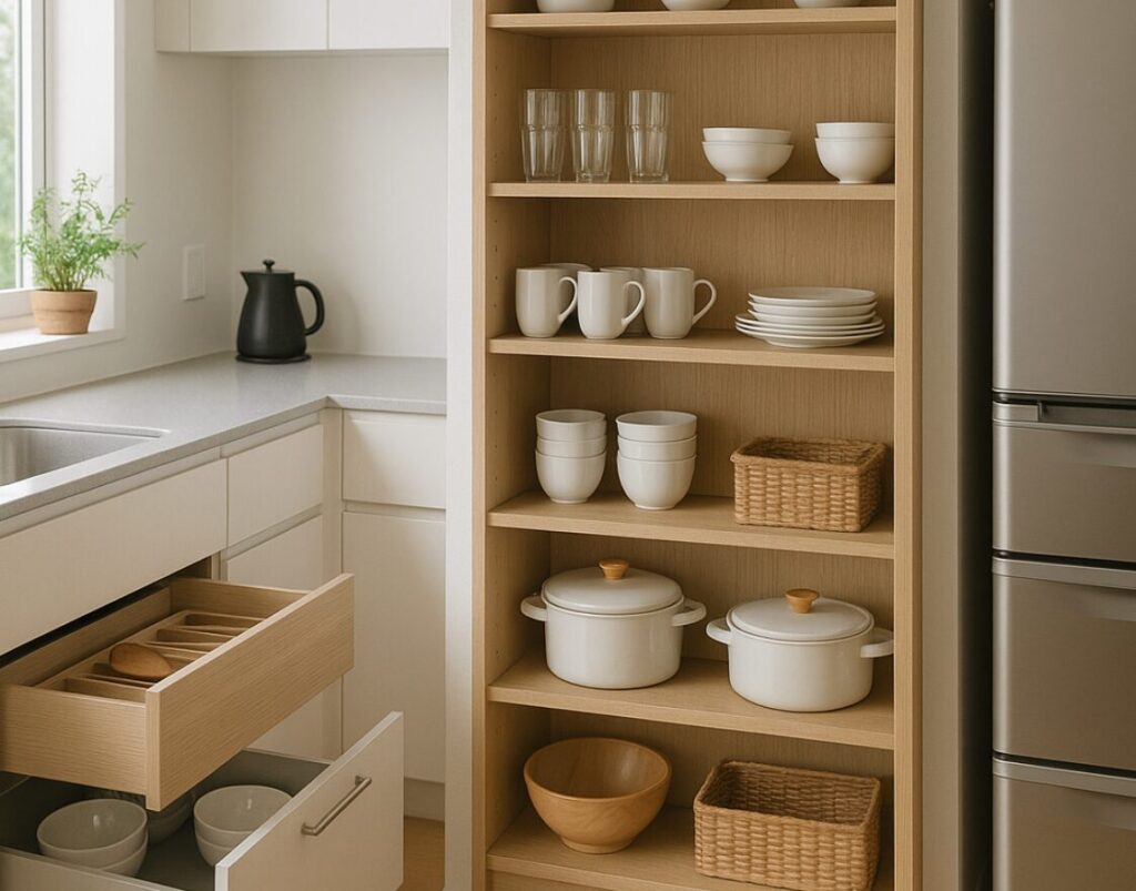マンションで食器棚がいらない?キッチンの収納実例を紹介