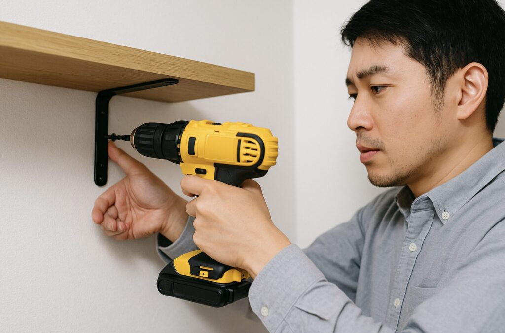 カップボードと壁の隙間を埋める。壁付けをDIYで行うときの費用