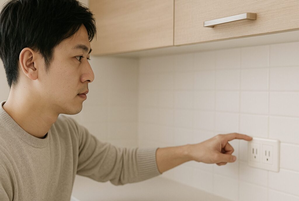 カップボードのコンセント位置や高さで後悔。コンセントの数は何個が理想?