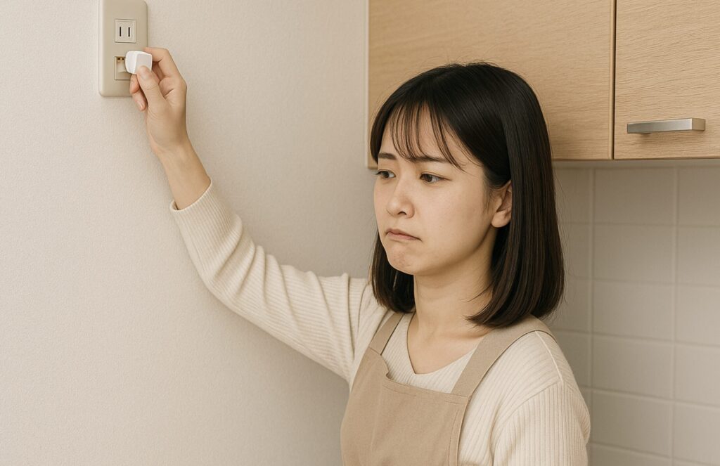 カップボードのコンセント位置や高さで後悔。高すぎる位置の失敗談と対策