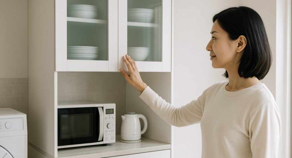 幅2700mmカップボードで後悔することは