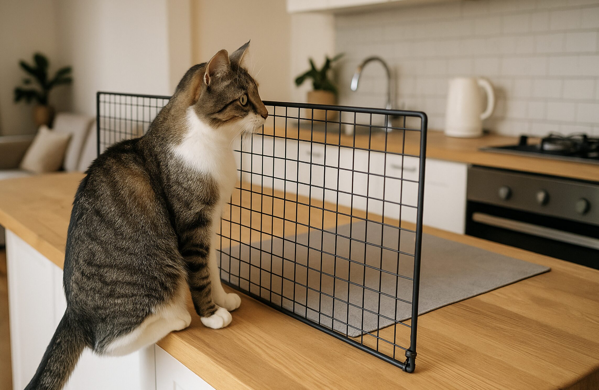 DIYでできるキッチンカウンターの猫対策17選【ネコとの快適生活】