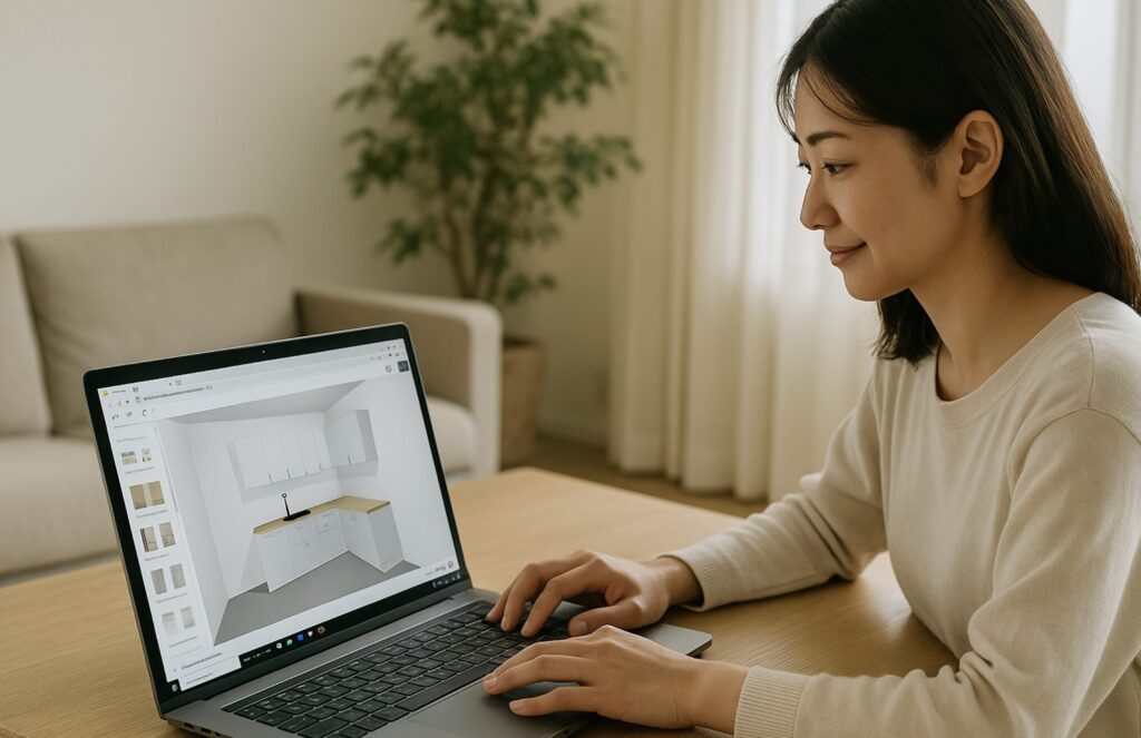 IKEAのキッチンボード組み合わせ。プランニングツールでシュミレーション