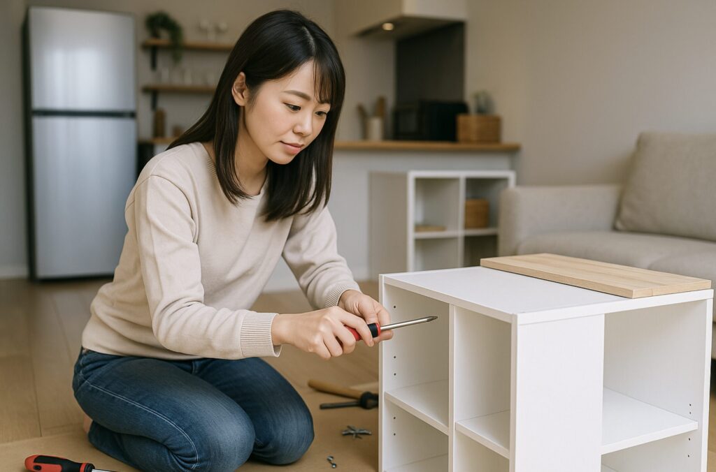 カップボードをDIYで作る！キッチンを簡単にアレンジする工夫