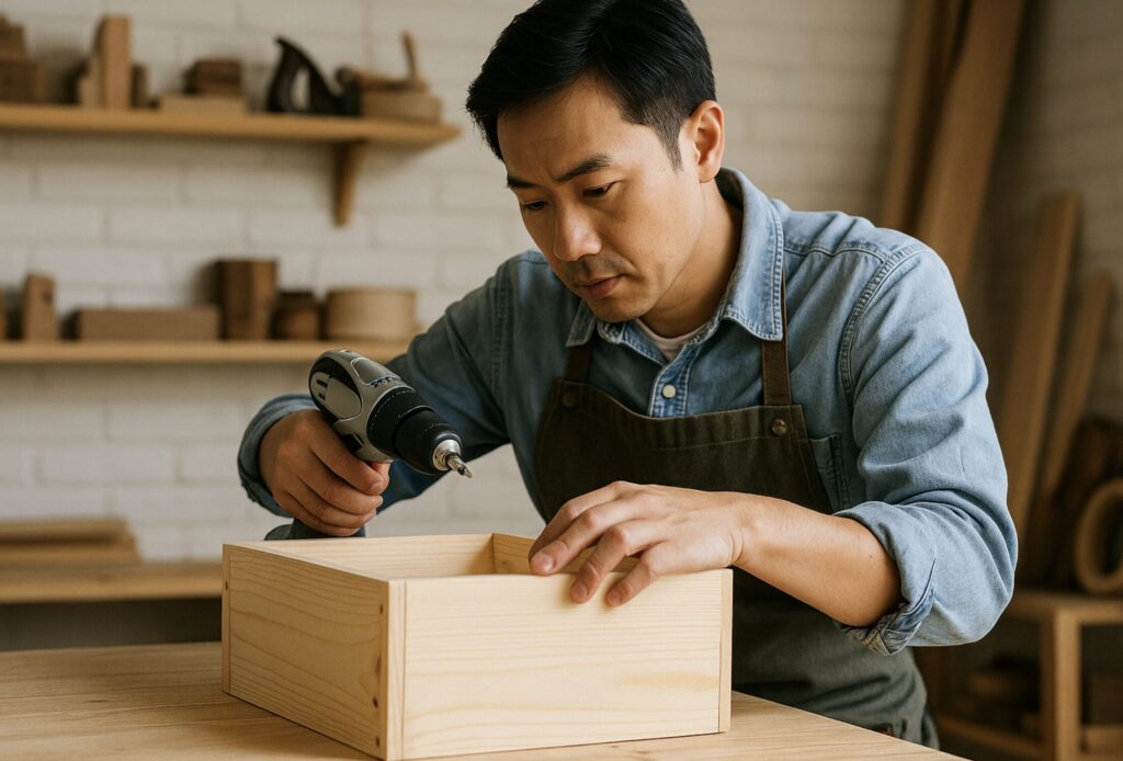 カップボードをDIYで作る！引き出しも木材でDIYできる？