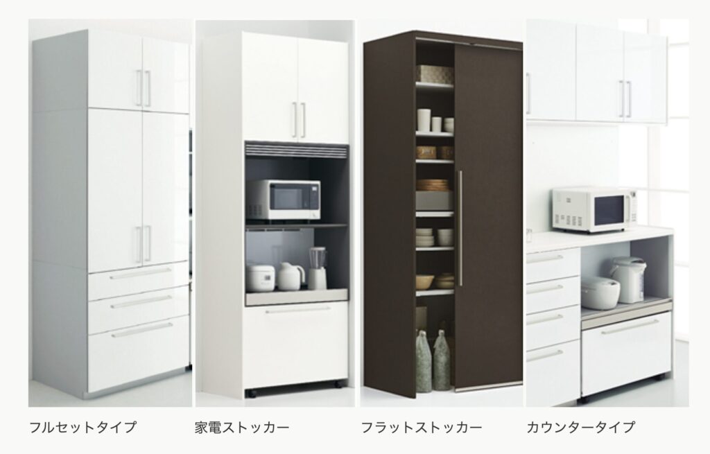 トクラスのカップボードのみを購入。人気の1800mmサイズや奥行65cm