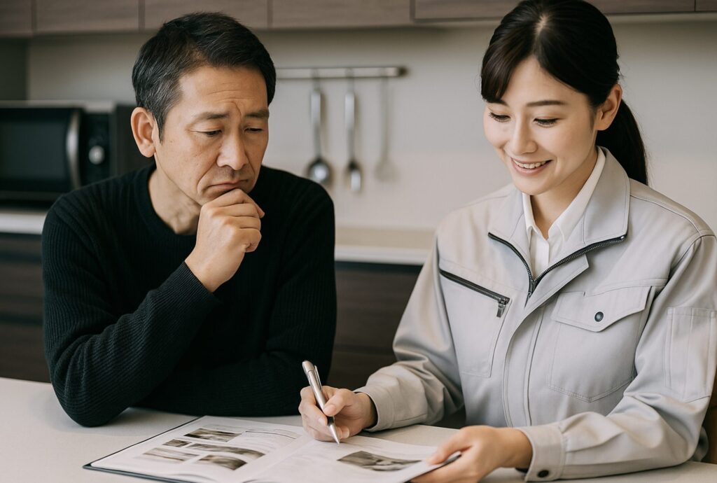 リクシルのカップボード、ノクトのゴミ箱収納やサイズ・色について。後付けにかかる費用や注意点