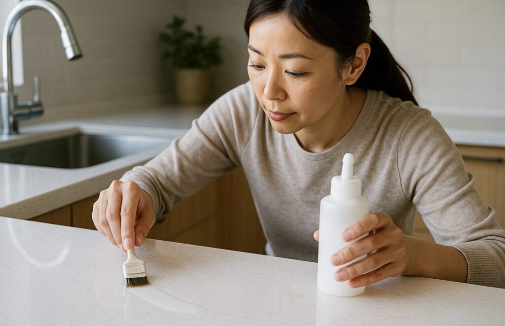 人工大理石キッチンの10年後は？長持ちさせるコーティングとは