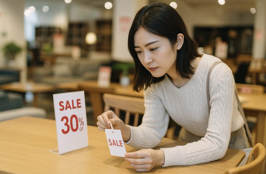 飛騨産業の家具をオンラインやアウトレットで安く買う方法。セール時期と割引率をチェック
